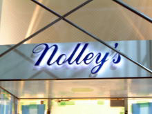 NOLLY'S 銀座 FF内照式看板/LEDチャンネル文字